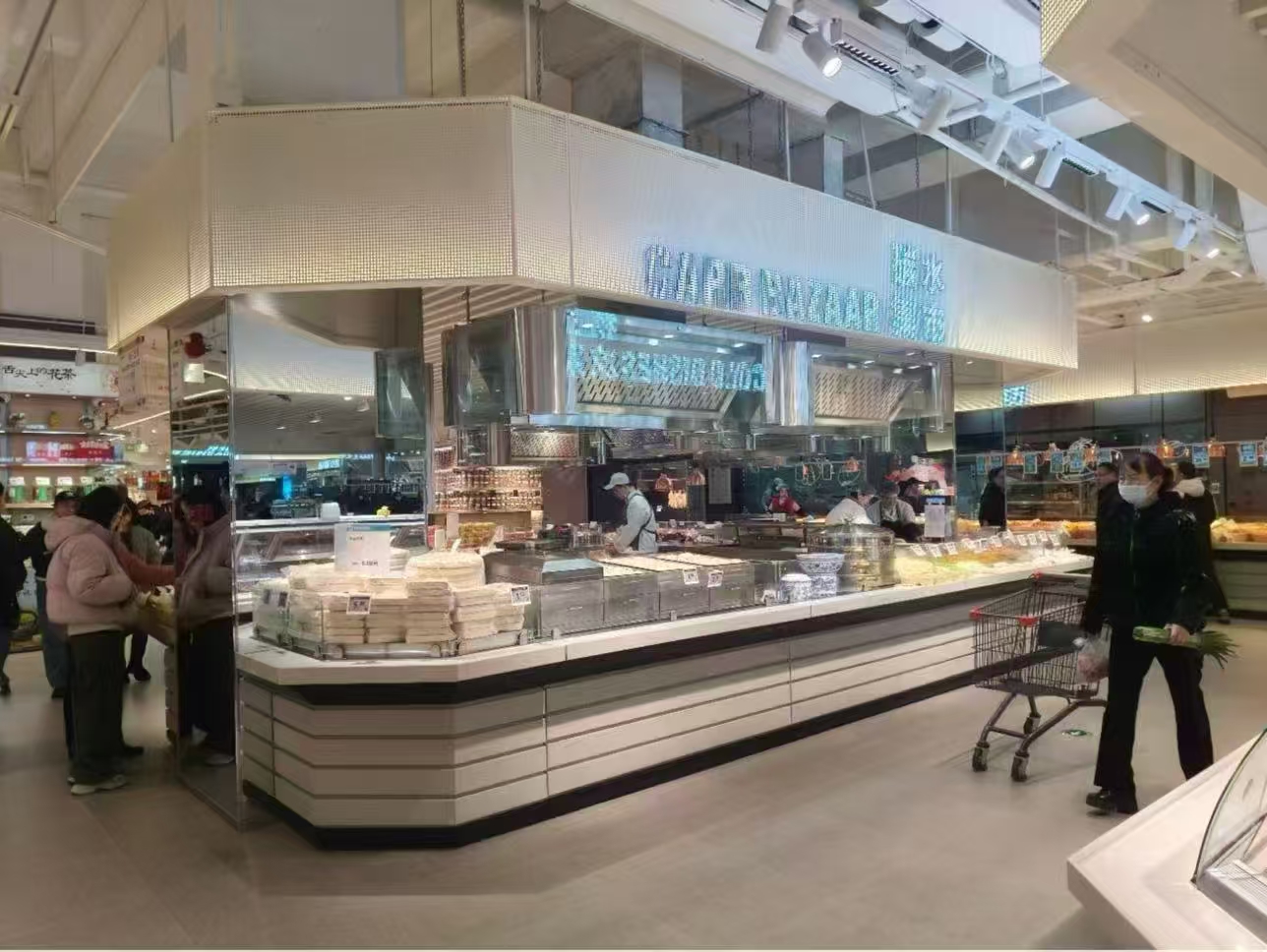 众鑫超市直营安装完成