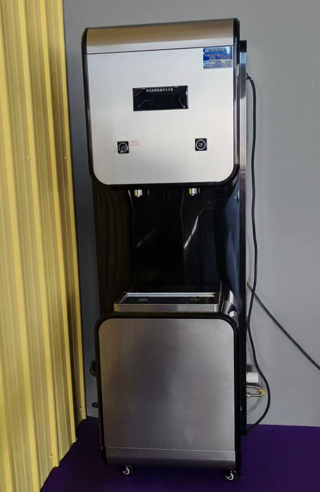 高端乒乓球馆直饮机配置完工